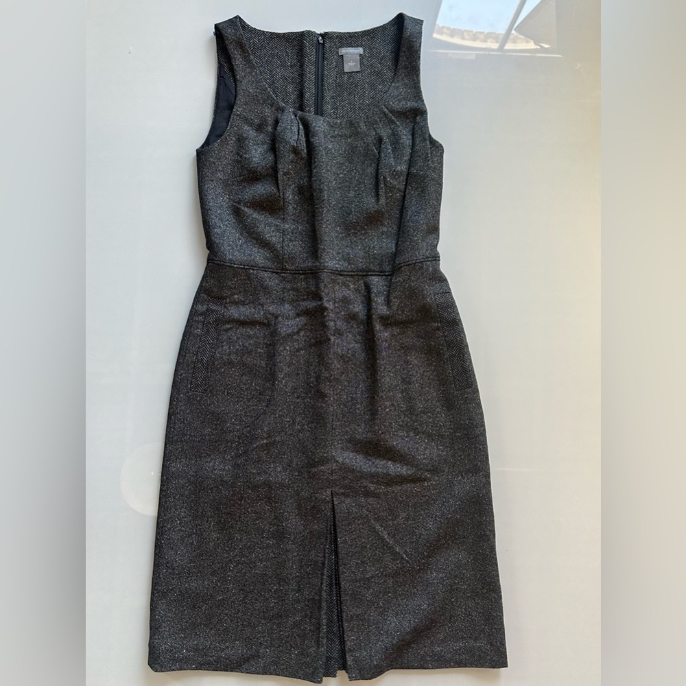 Ann Taylor Charcoal Strapless Dress
